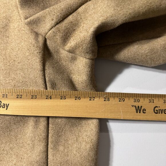 Old Navy Oversized Soft Brushed, Button-Front Coat Size X-Large Tan Beige - Picture 5 of 11